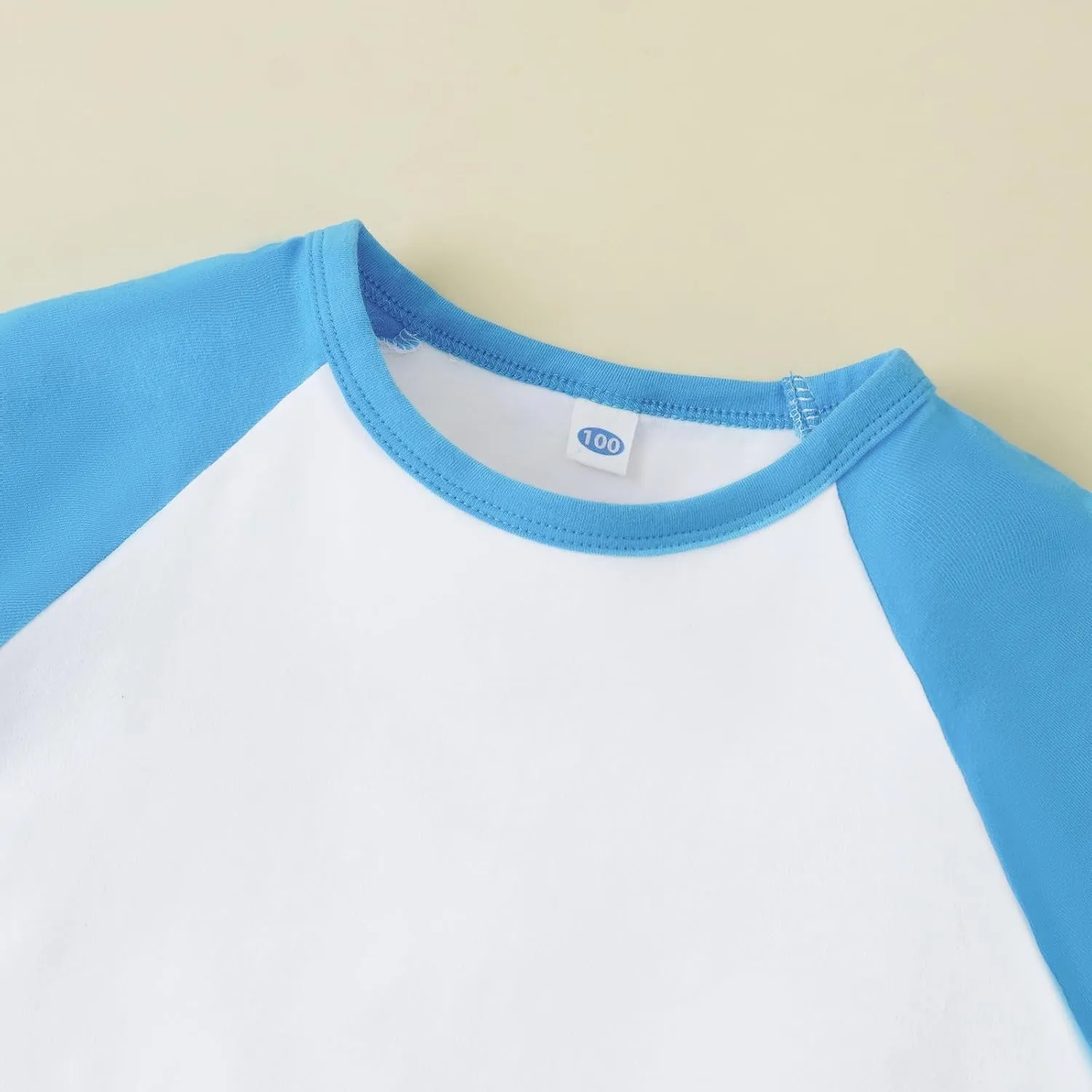 1-6Y Baby Baseball Tee Toddler Boys Girls Raglan T Shirt Kids Blouse Short Long Sleeve Casual Tops