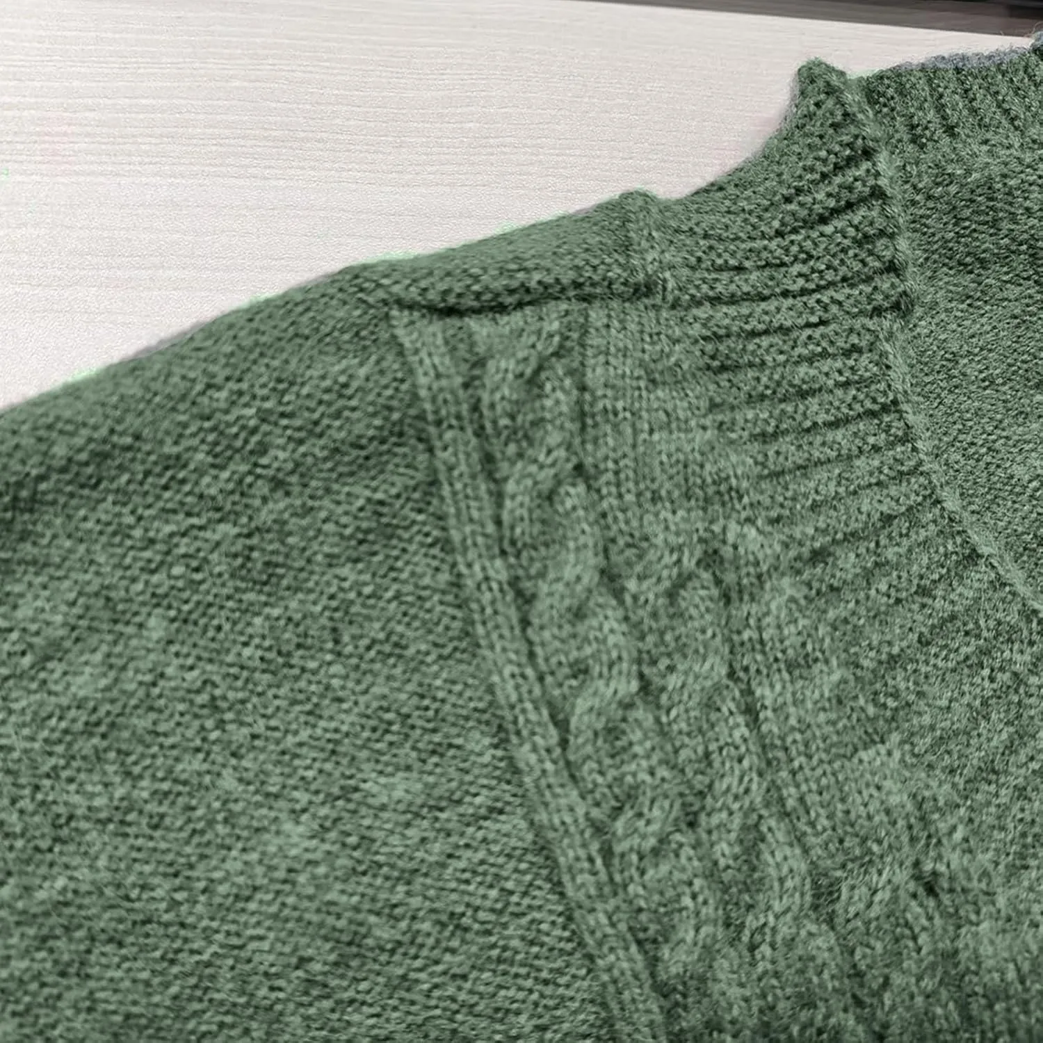 Dgoopd Cardigan Sweaters for Men Color Block Cable Knit Sweater Button Down Open Front Cardigan Casual Outwear with Pockets