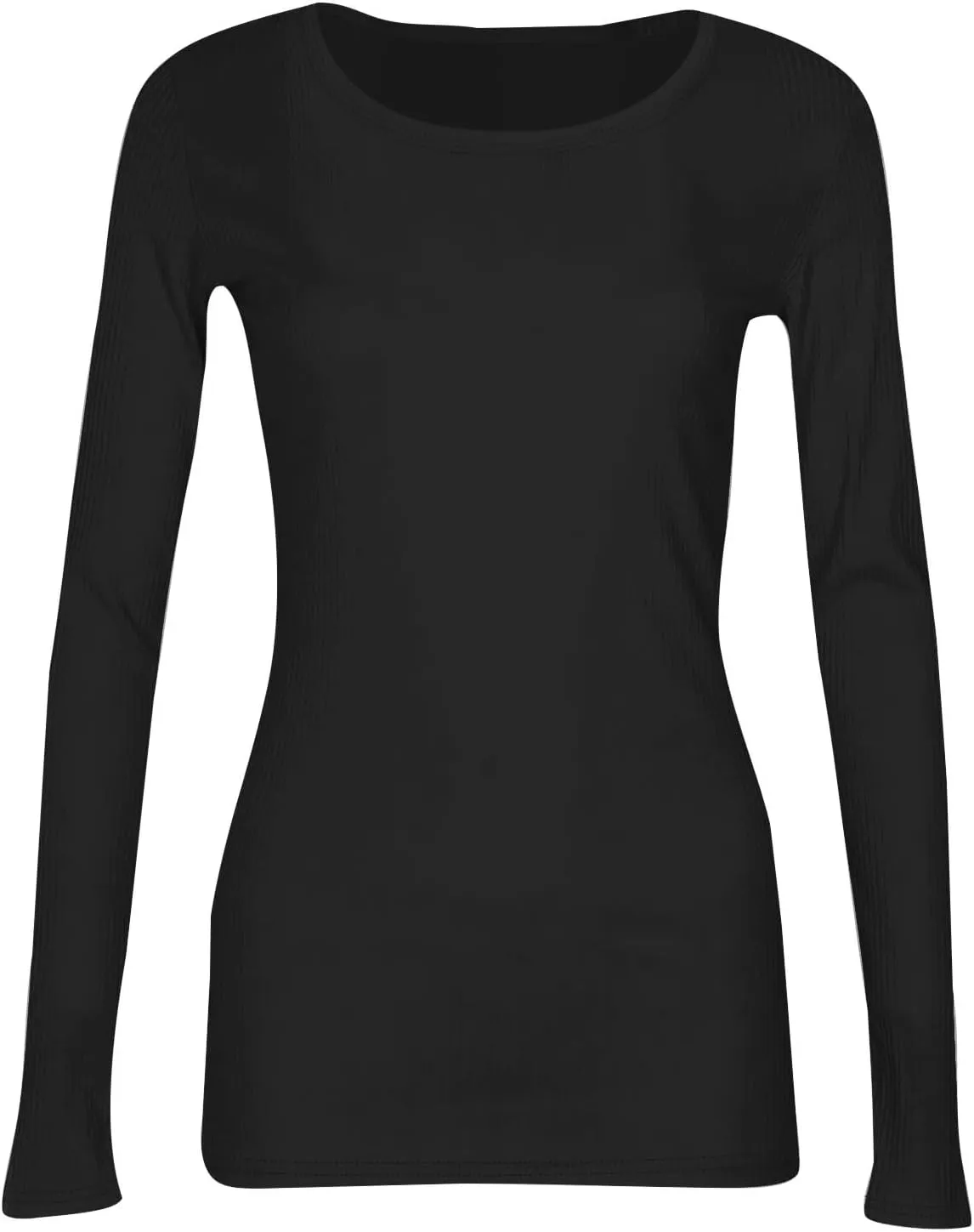 Going Out Tops for Women Y2K Long Sleeve Lightweight Tops Ribbed Crew Neck Shirts Winter Trendy Travel Clothes