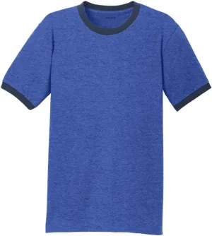 Joe's USA Men's Soft 5.4-Oz 100% Cotton Ringer T-Shirts in Adult Sizes: S-4XL