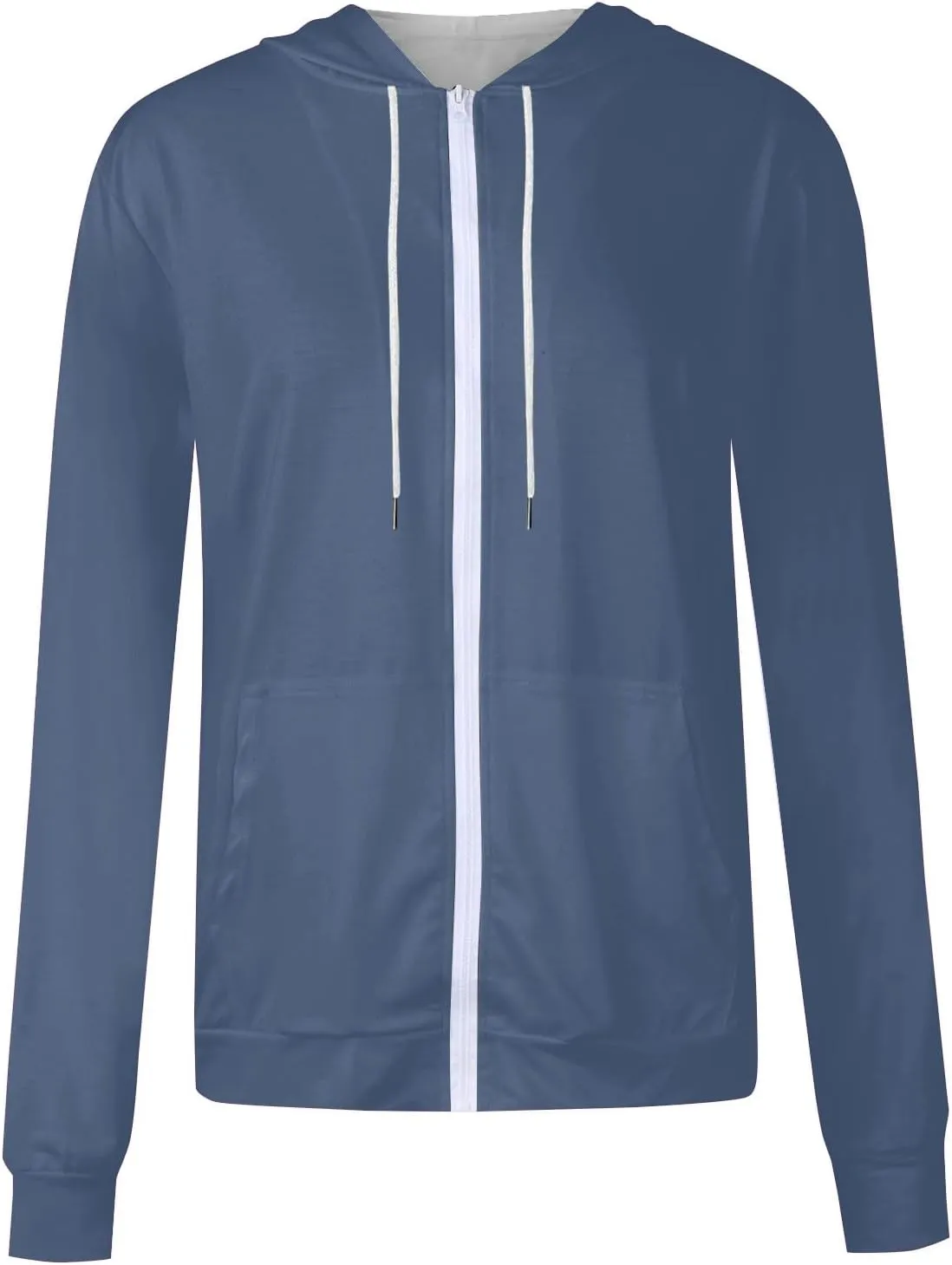 Womens Zip Up Hoodies Oversized Long Sleeve Sweatshirts Casual Hoodie 2025 Fall Jacket with Pockets Sweaters